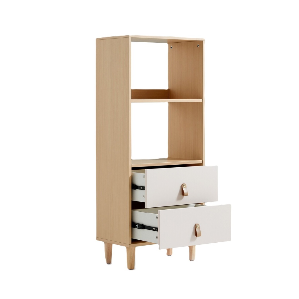 Estante 2 cajones Mila 119cm