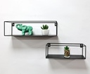 Repisa metalica Celia set 2
