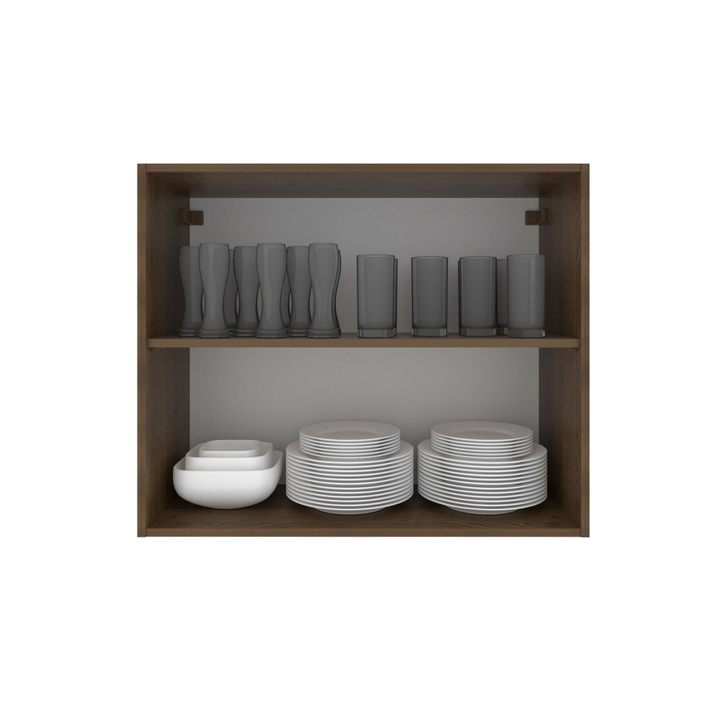 Aéreo cocina Stella café 2 puertas 80cm