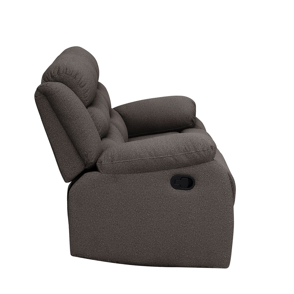 Sofá reclinable 2 cuerpos Boston café 