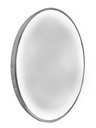 Espejo redondo 60cm Uri plateado