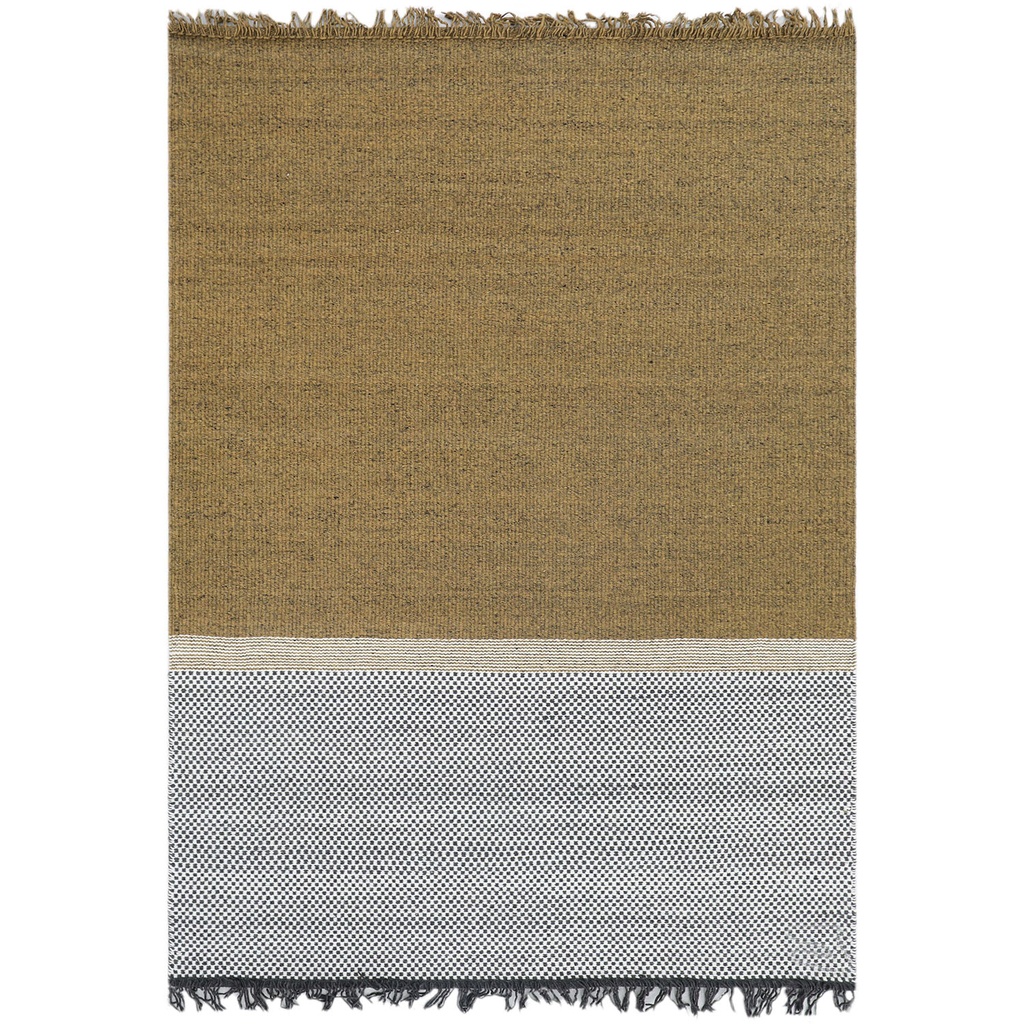 Alfombra 180x270cm Ogato ocre/antracita