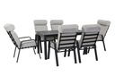 Juego comedor terraza 6 sillas Buford