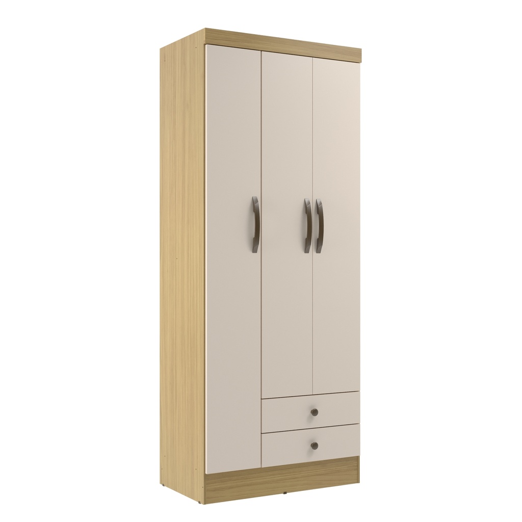 Closet 3 puertas Moscú Canary/Off white